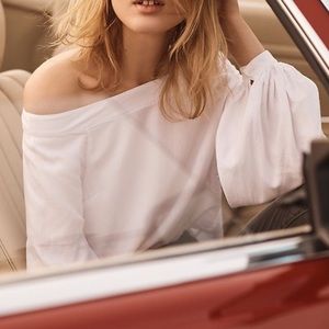 Anthro Off Shoulder Blouse | Floreat